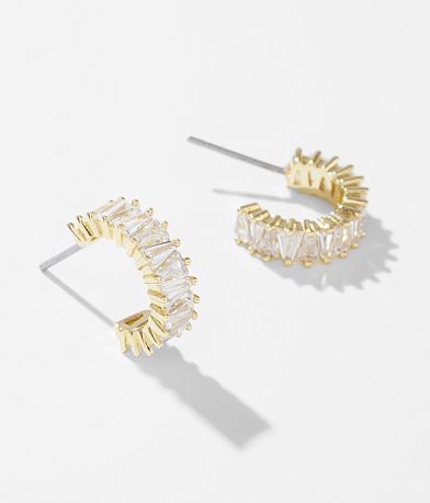 Sahira Jewelry Design Dakota Mini Hoop Earring front view