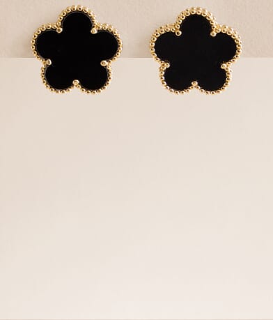 Sahira Jewelry Design Adeline Clover Stud Earring front view