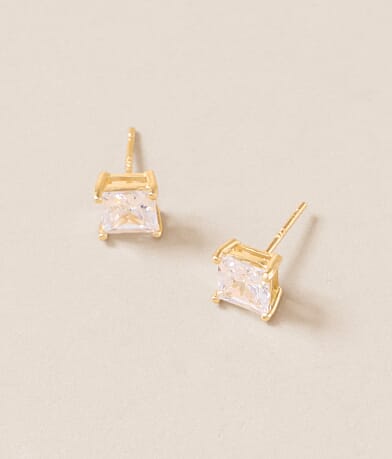 Sahira Jewelry Design Radiant Stud Earring front view