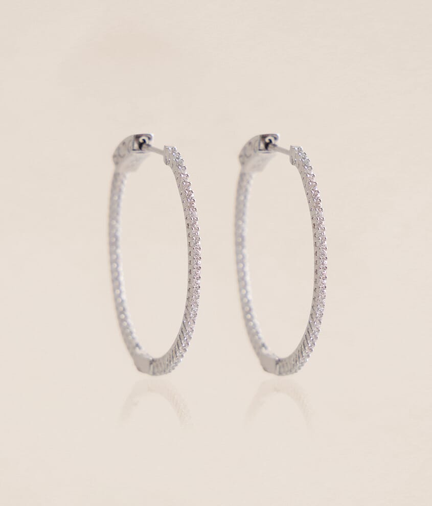 Kristen Oval Hoop Earring