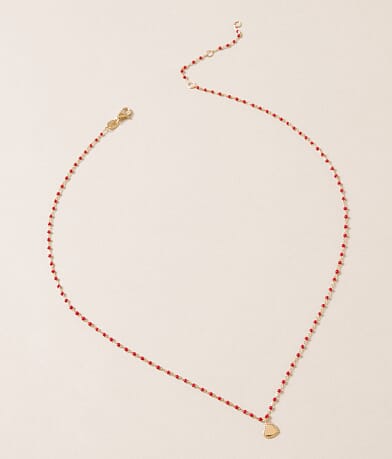 Sahira Jewelry Design Elsa Mini Heart Necklace front view