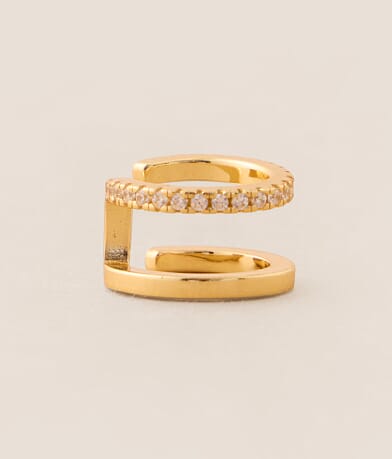 Sahira Jewelry Design Phoenix Double Ear Cuff front view