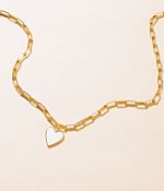 Sahira Jamie Enamel Heart Necklace