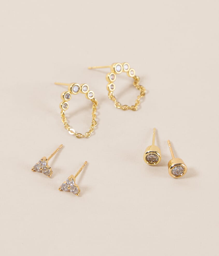 3 Pack Tia Earring Set