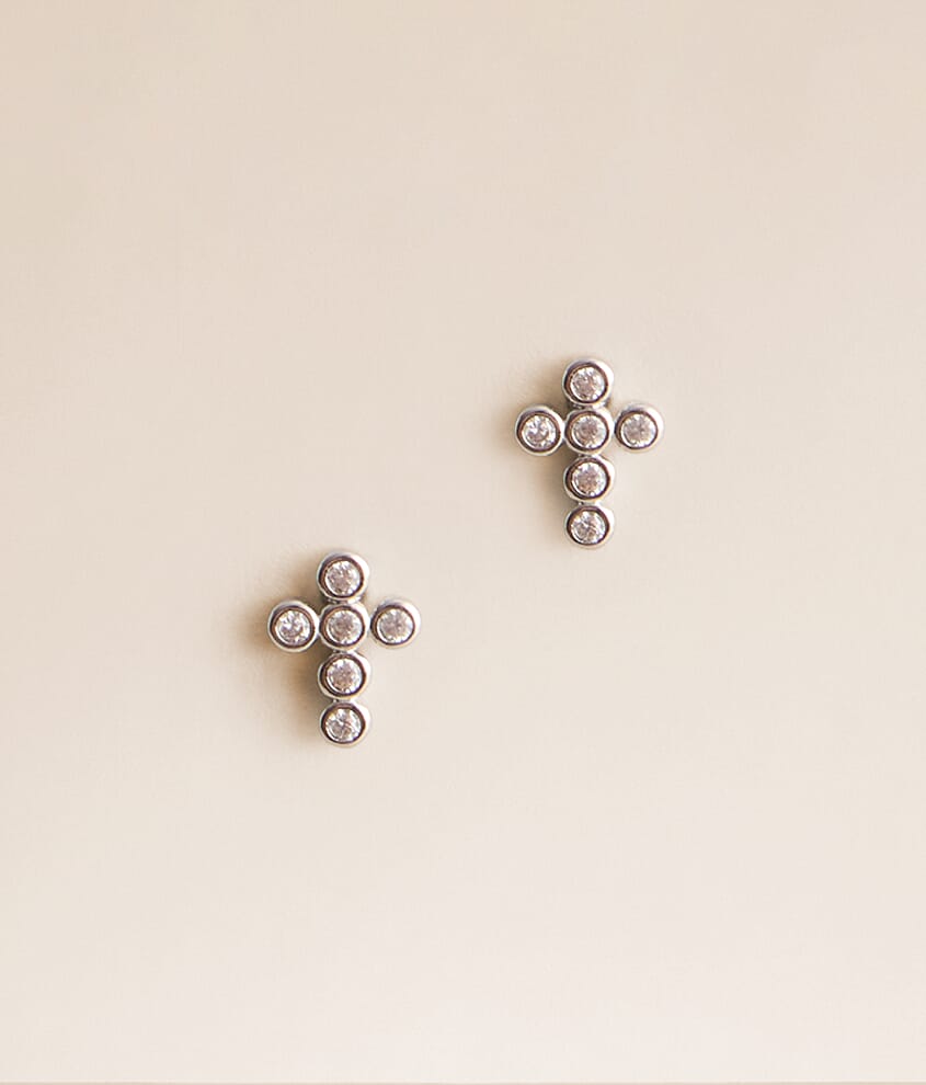 Mimi Mini Cross Earring