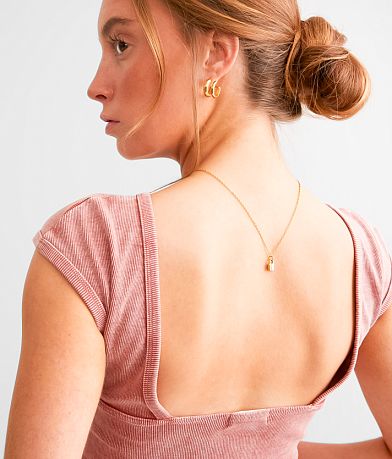 Sahira Jewelry Design Mini Lock Necklace MISC_DETAIL_4