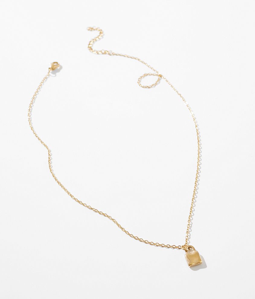 Sahira Jewelry Design Mini Lock Necklace