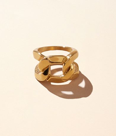 Sahira Jewelry Design Mika Chain Ring front view