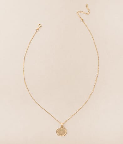 Sahira Jewelry Design Amelia Coin Necklace front view