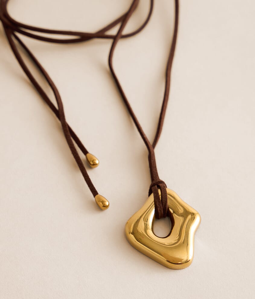 Sage Cord Necklace