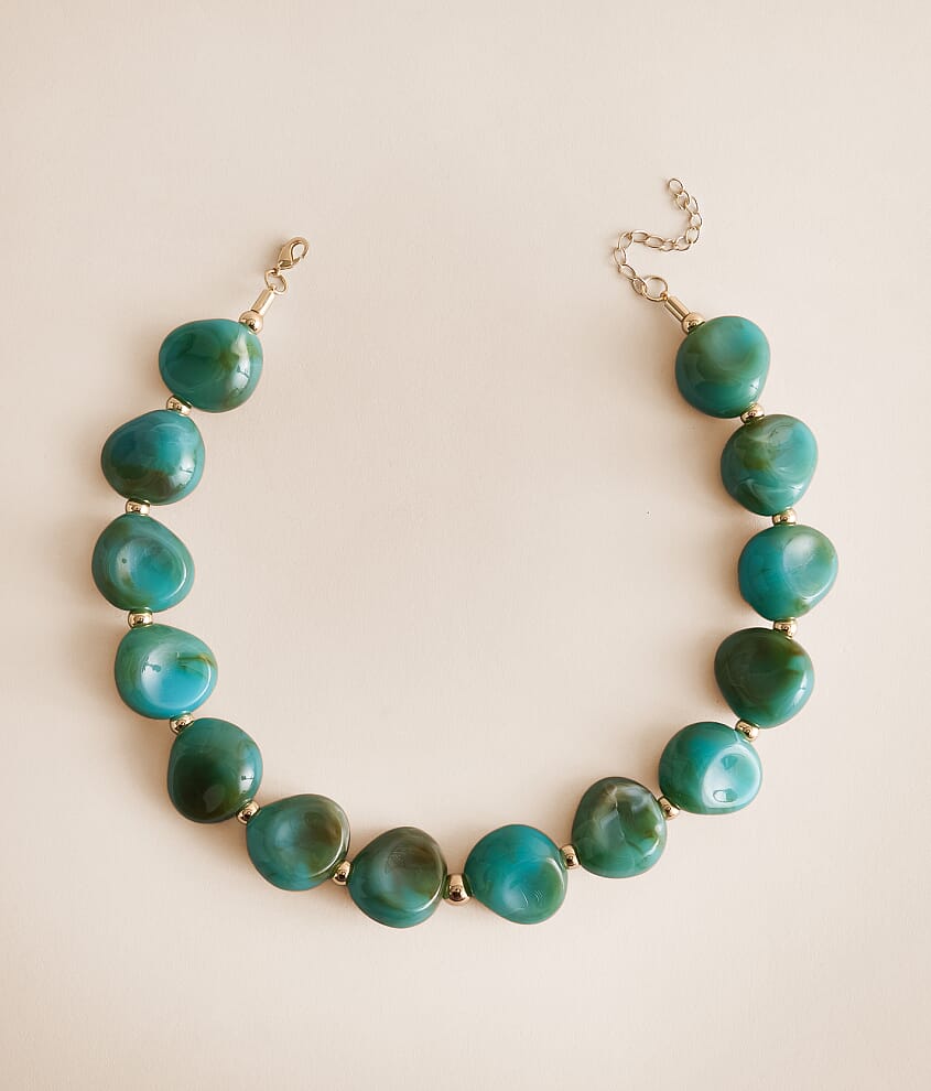Bahama Blue Stone Necklace