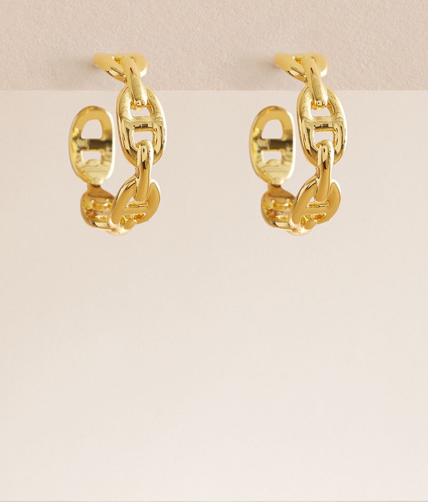 Sahira Jewelry Design Rosie Link Hoop Earring