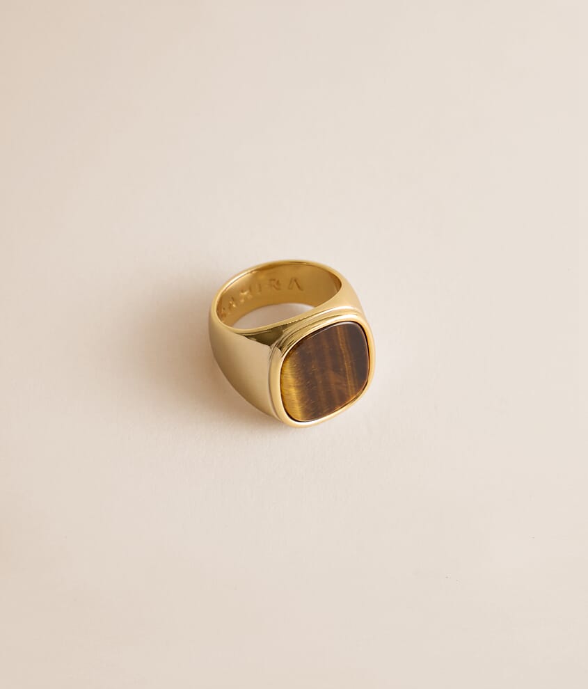 Tiger Eye Statement Ring