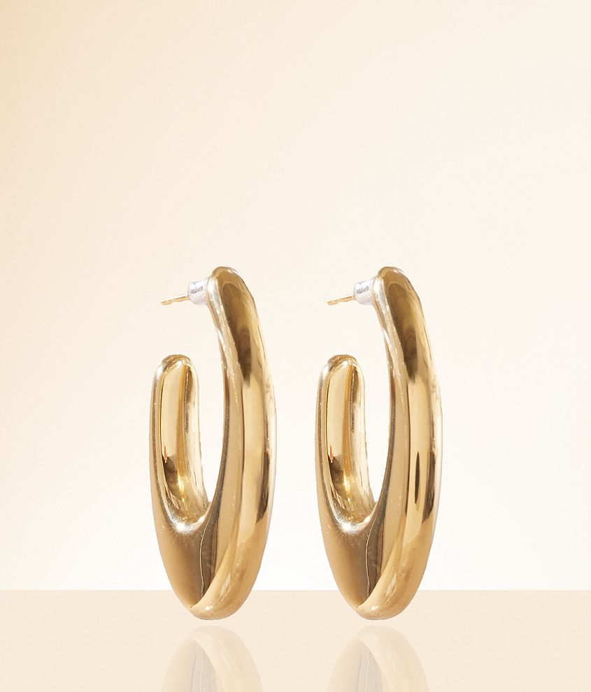 Sahira Jewelry Design Owen Small Hoop Earring front view