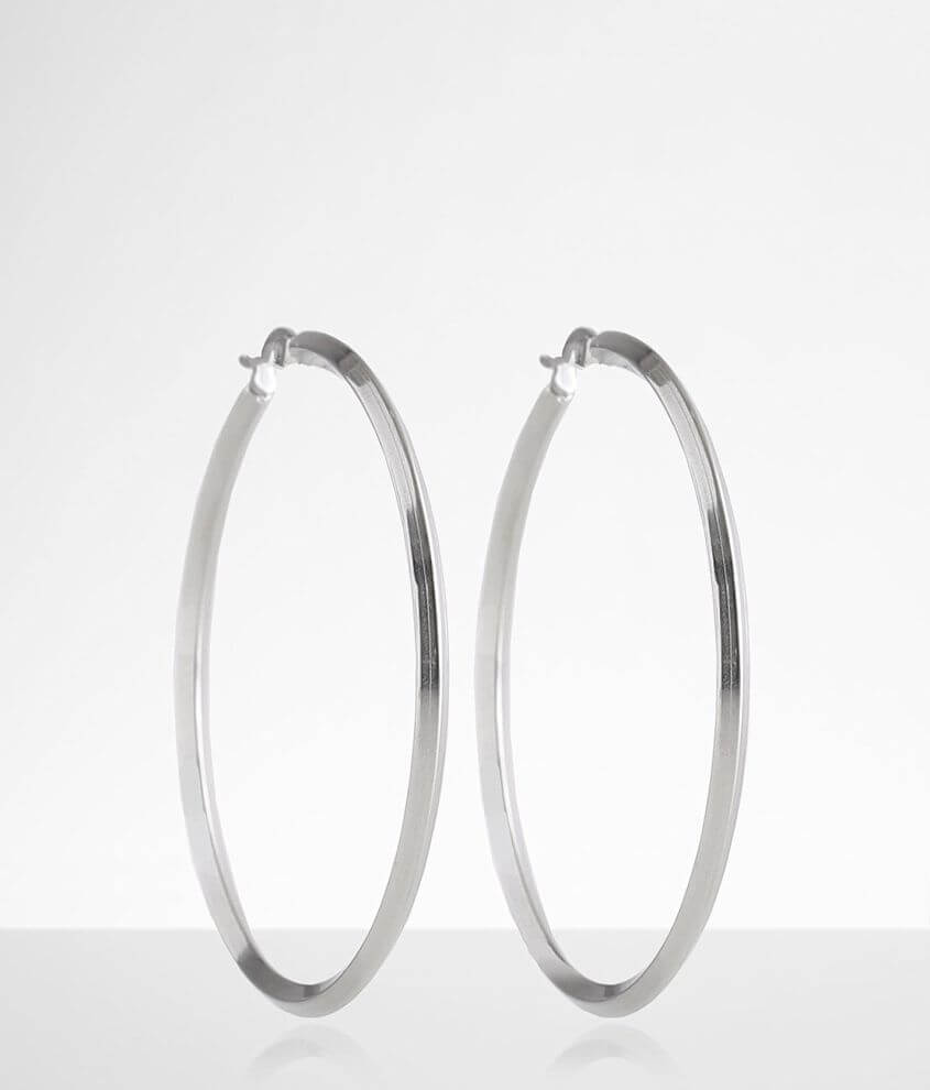 Sahira Jewelry Design Zoey Hoop Earring front view