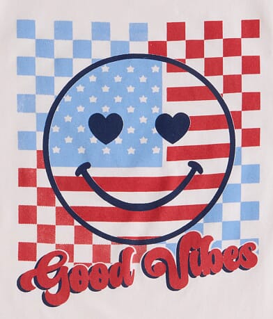Saints &amp; Hearts Girls - Good Vibes America T-Shirt MISC_DETAIL_1