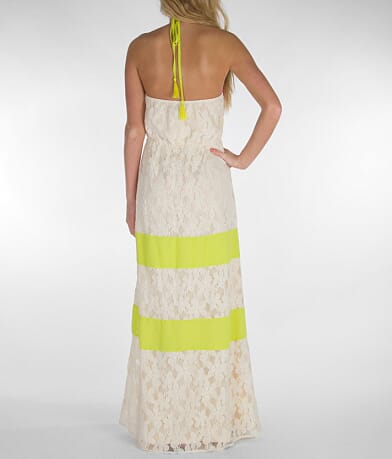 Flying Tomato Lace Maxi Dress back view