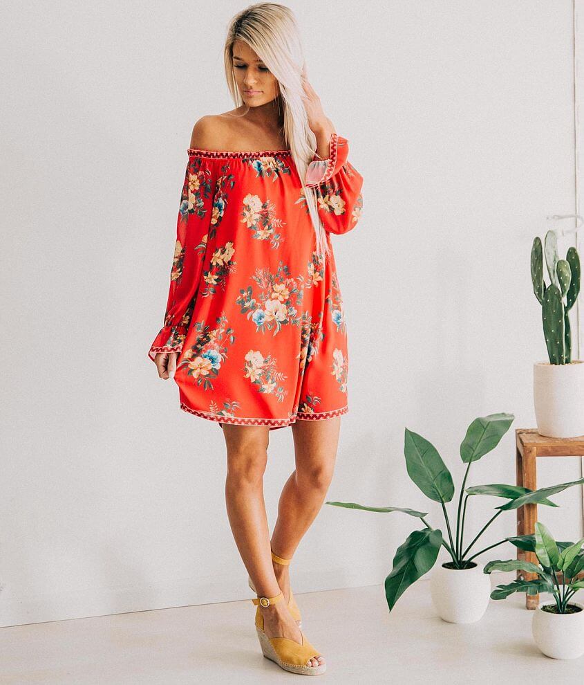 Flying tomato 2025 off shoulder dress