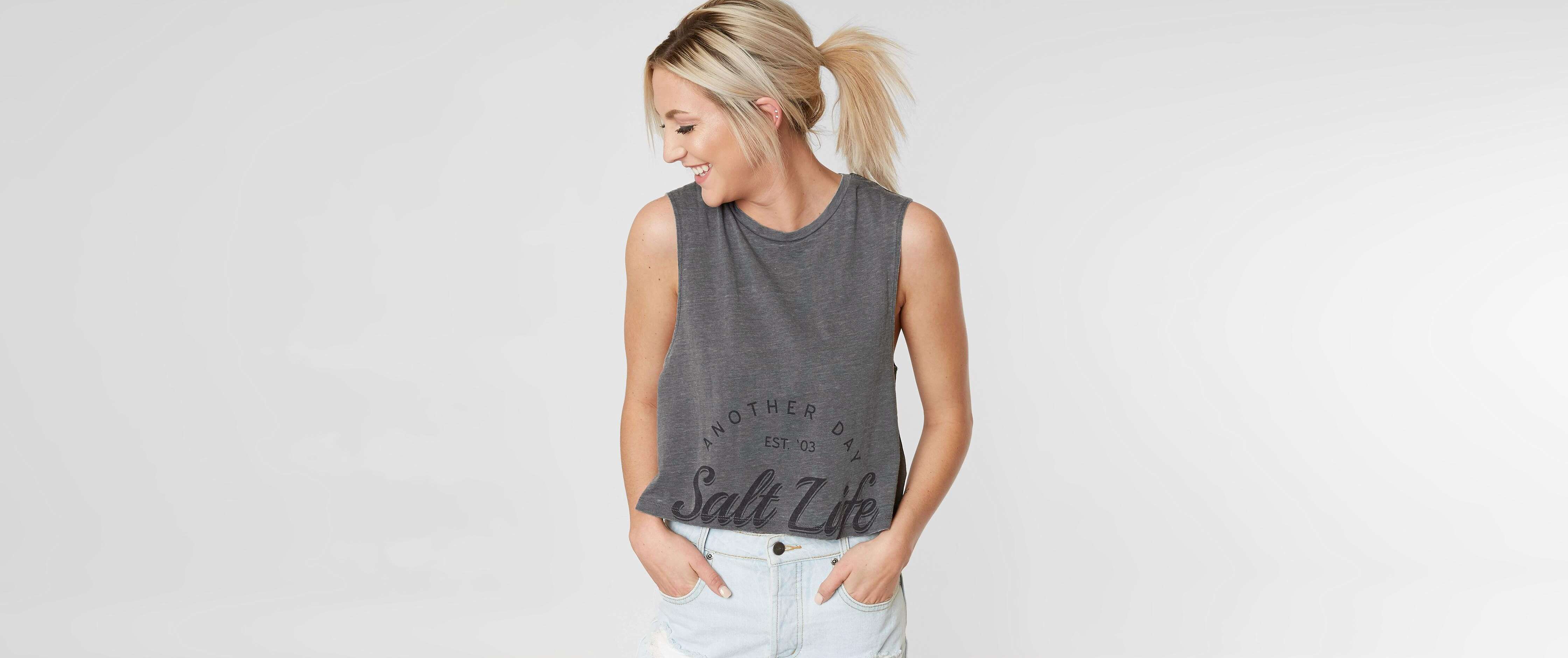 Image of Salt Life Escape Muscle Tank Top