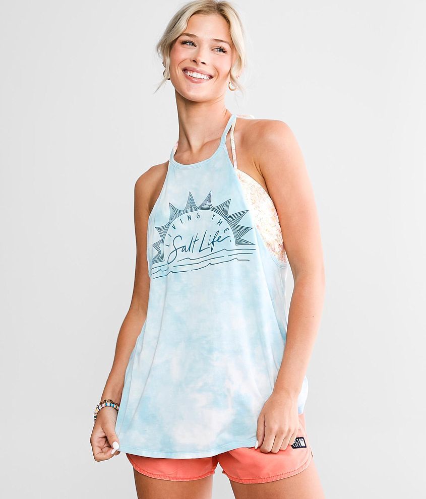 Salt Life Sundrenched Tank Top front view