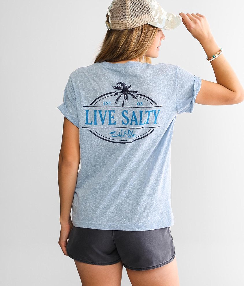 Salt Life The Motto Boyfriend T-Shirt front view