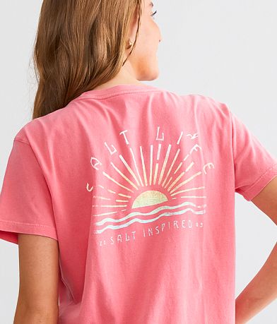 Salt Life Radiating Sun T-Shirt BACK
