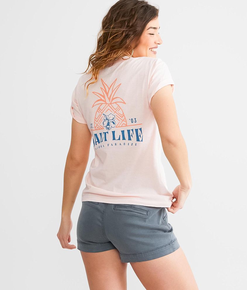 Salt Life Women's Pineapple Resort Long Sleeve V-Neck Tee, Frost Grey,  Small : : Clothing, Shoes & Accessories