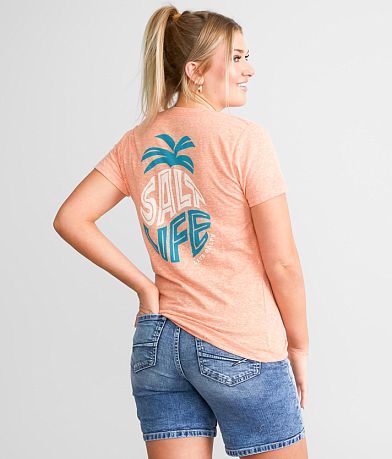 Salt Life Salty Crown T-Shirt front view