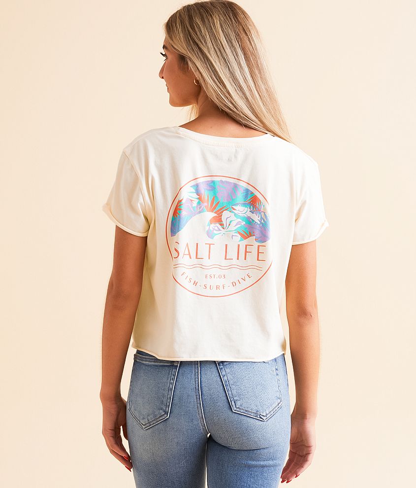 Salt Life Tropical Repeat T-Shirt front view