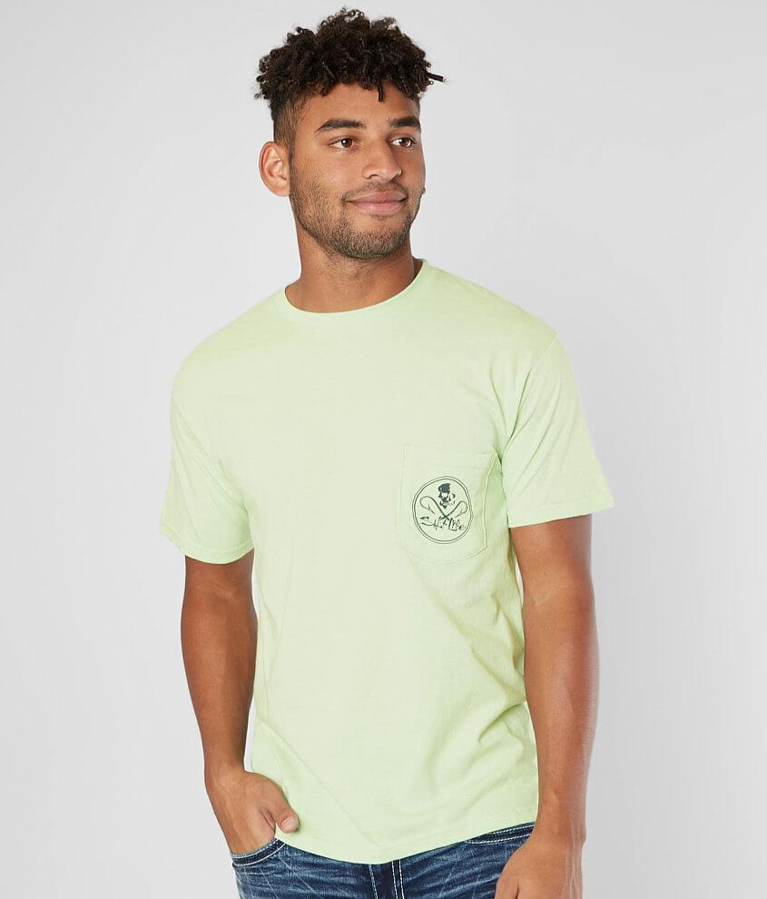 Salt Life Skull & Hooks T-Shirt - Men's T-Shirts in Pistachio | Buckle