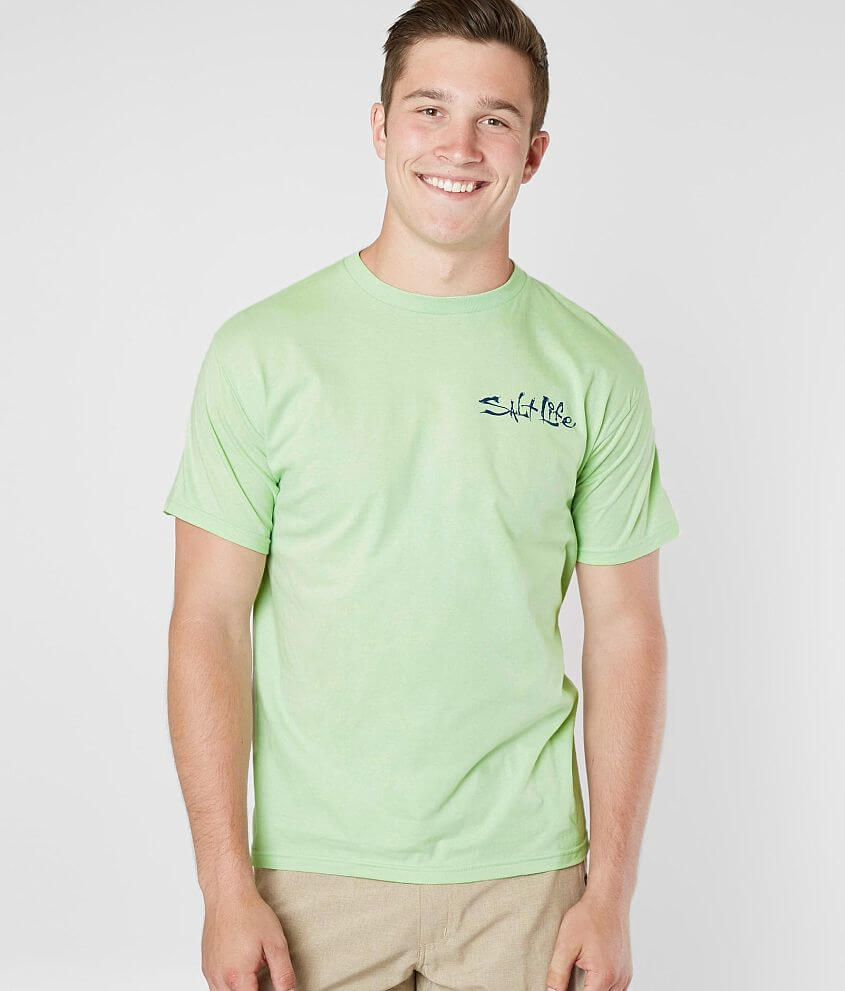 Salt Life Salty State Of Mind T-Shirt - Men's T-Shirts in Pistachio