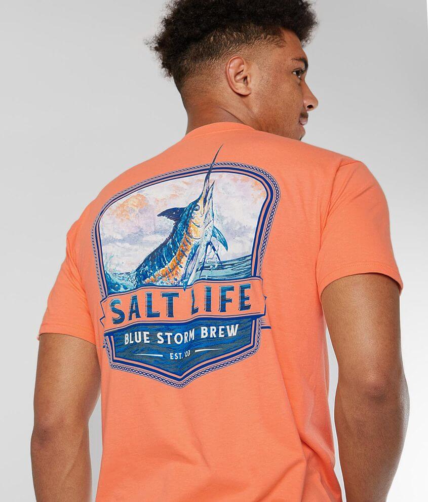 Salt Life Blue Storm Brew T-Shirt front view