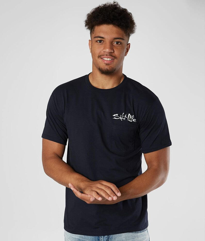 Salt Life Get Hammered T-Shirt - Men's T-Shirts in Navy | Buckle