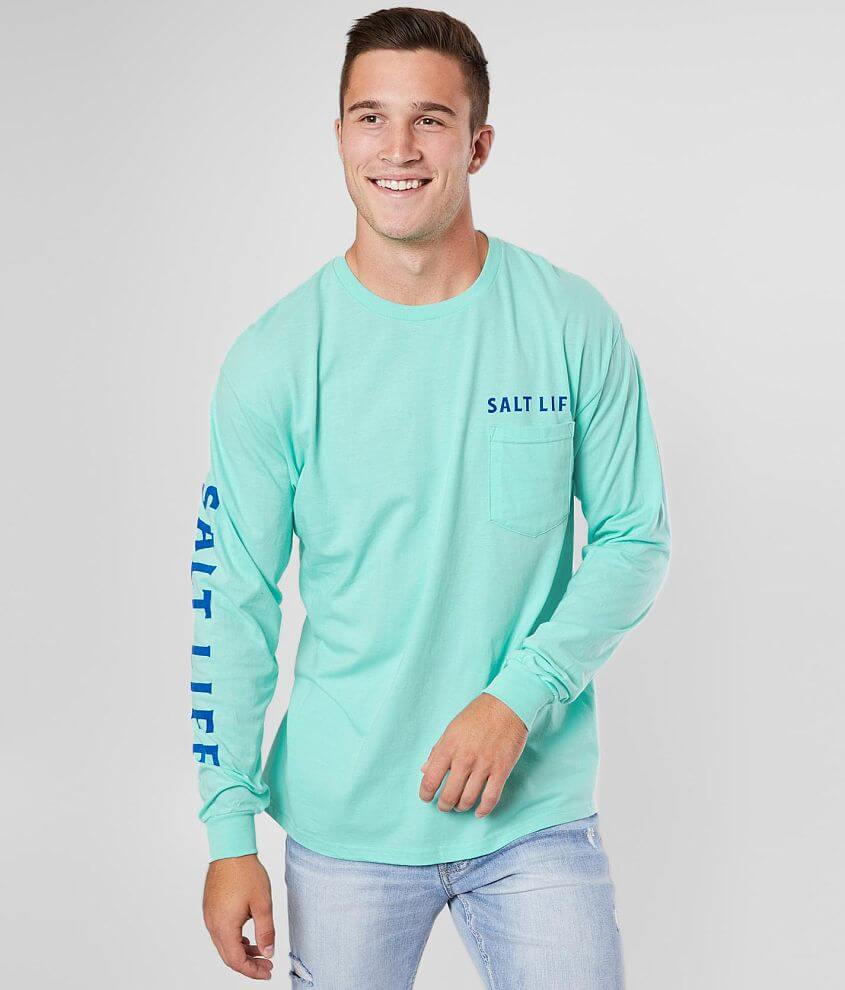 Image of Salt Life Blue Store Brew T-Shirt