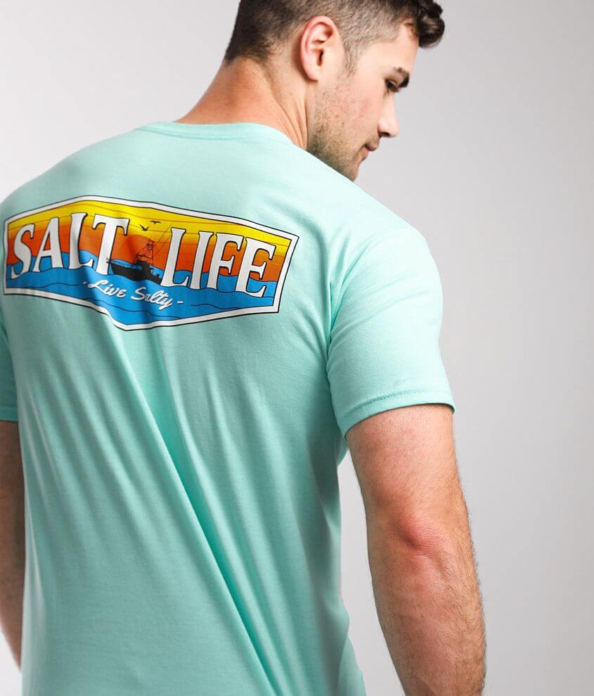 Salt Life Sea Sunset T-Shirt front view
