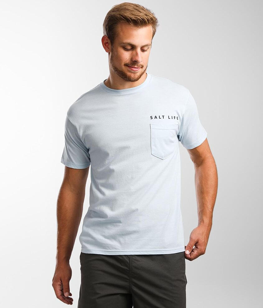 Salt Life Sailfish Scenic T-Shirt - Men's T-Shirts in Blue Stone | Buckle