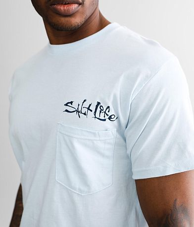 Salt Life Blue Brew Crab T-Shirt misc detail 1 view