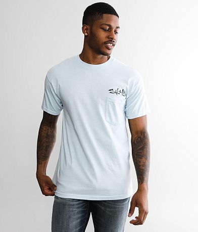 Salt Life Blue Brew Crab T-Shirt full right side view