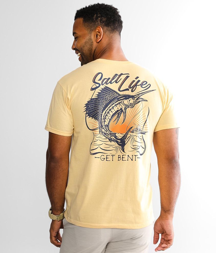 Salt Life Golden Hour T-Shirt - Men's T-Shirts in Golden Haze | Buckle