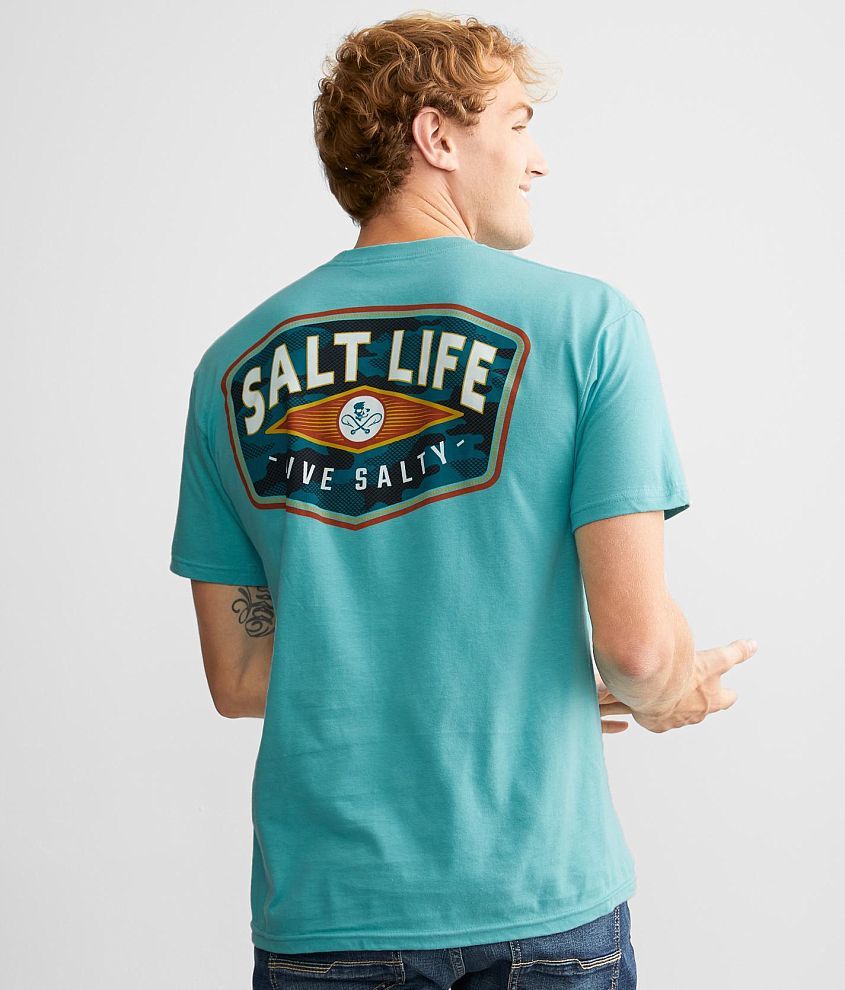 Salt Life Concealed Badge T-Shirt front view