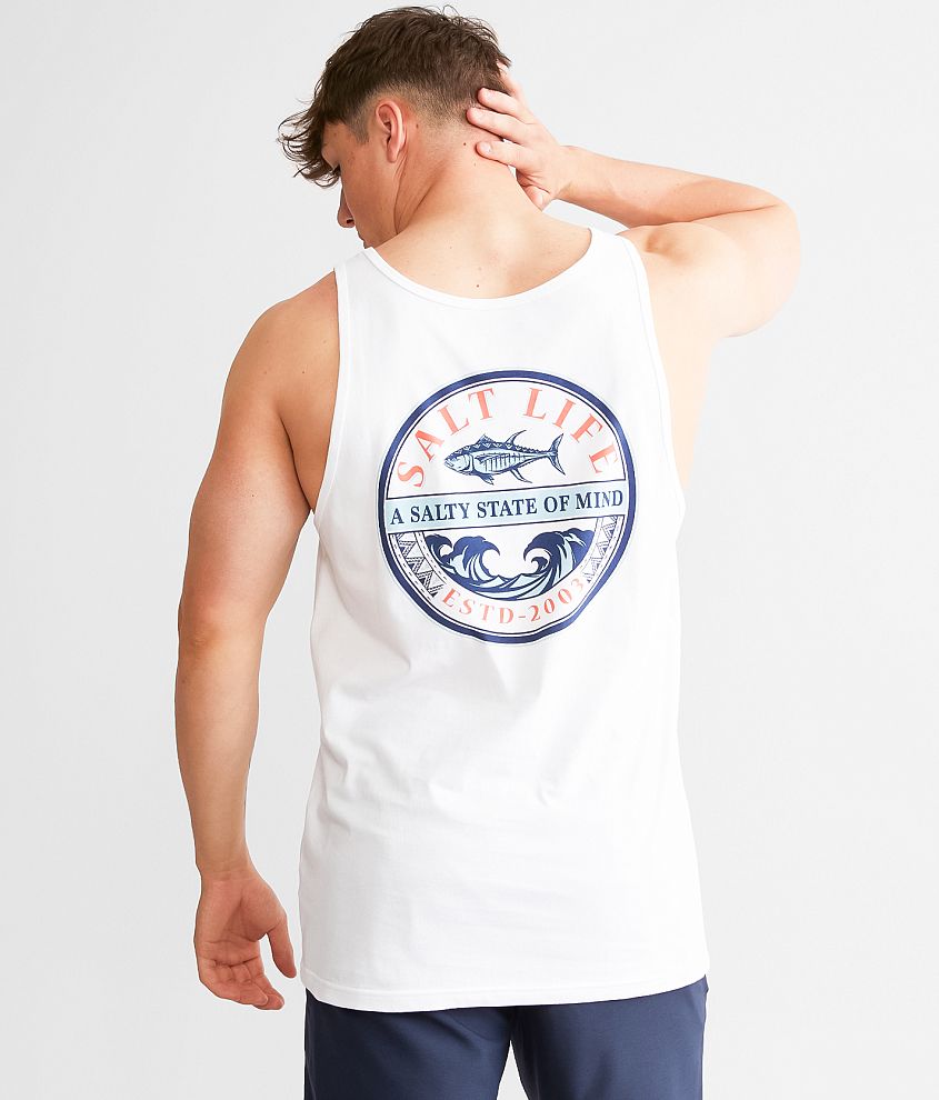 Salt Life Ocean Nomads Tank Top front view