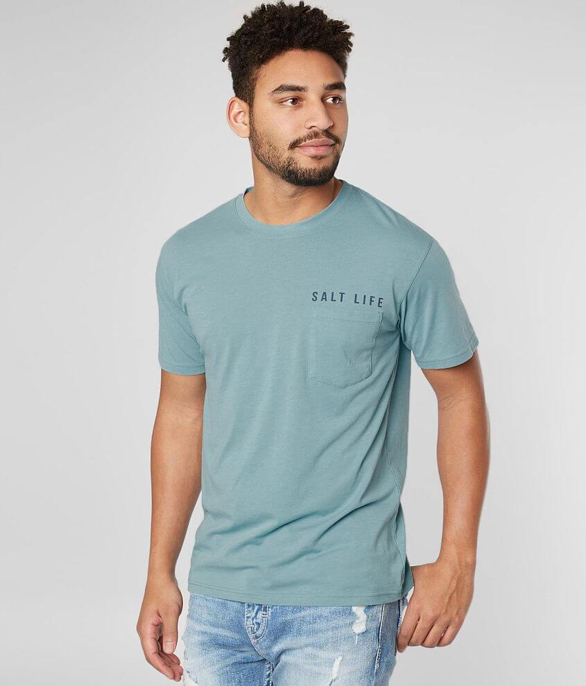 Salt Life Island Breeze T-Shirt - Men's T-Shirts in Sea Green | Buckle