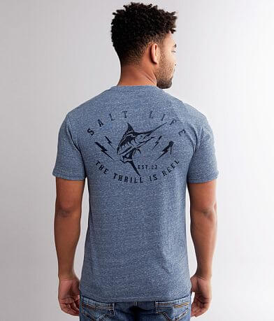 Salt Life Thrill Is Reel T-Shirt back view