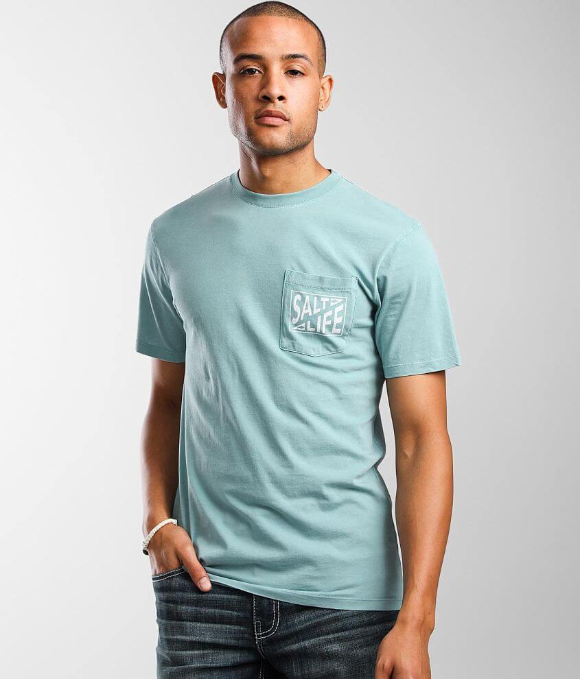 Salt Life Fish Co. T-Shirt - Men's T-Shirts in Sea Green | Buckle