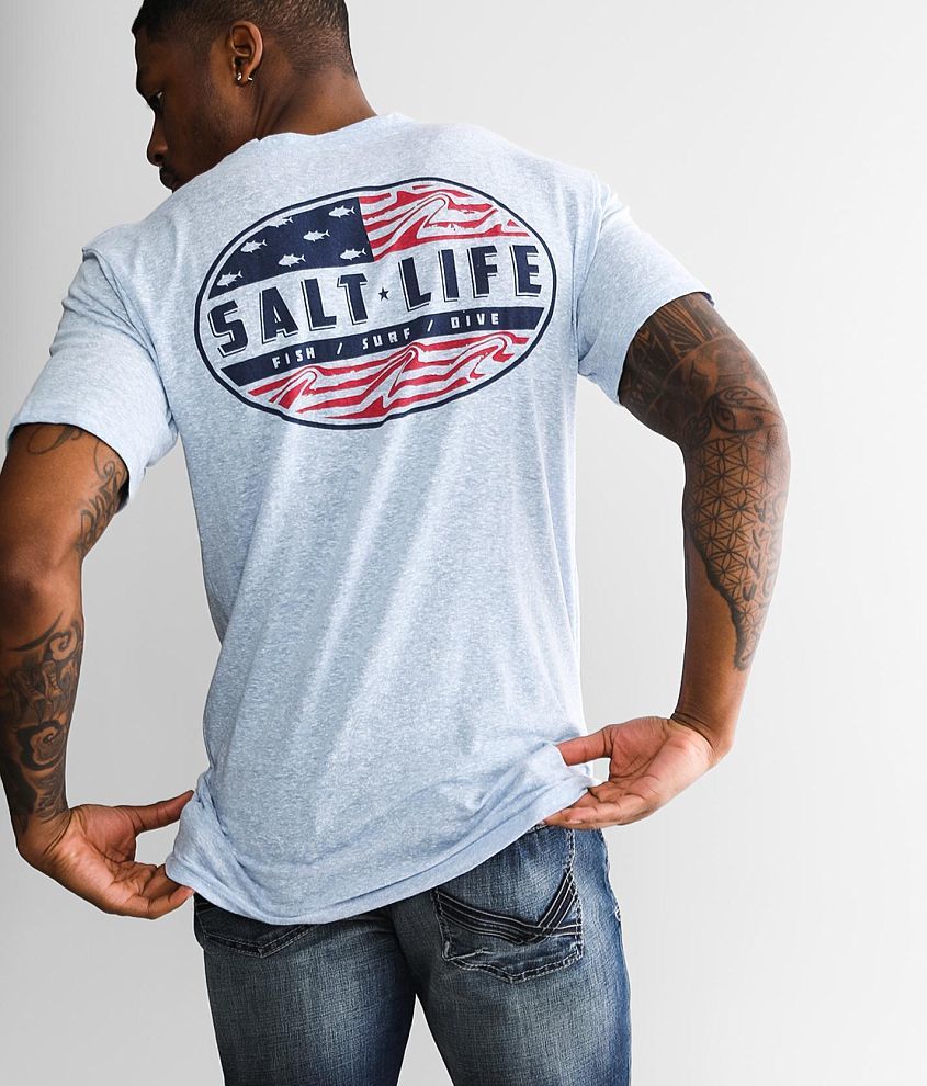 Salt Life Amerifinz T-Shirt front view