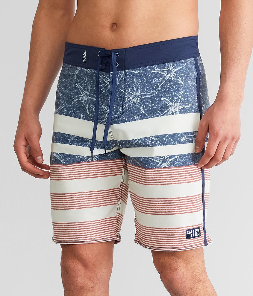 Salt Life Salty Honor Boardshort front view