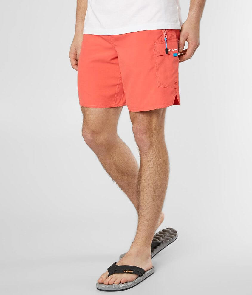 Salt Life Outboard Walkshort - Men's Shorts in Burnt Coral | Buckle