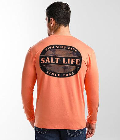 Salt Life Rogue Badge Performance T-Shirt BACK