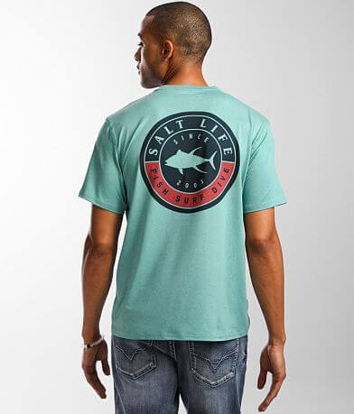 Salt Life Sea Captain Performance T-Shirt back view