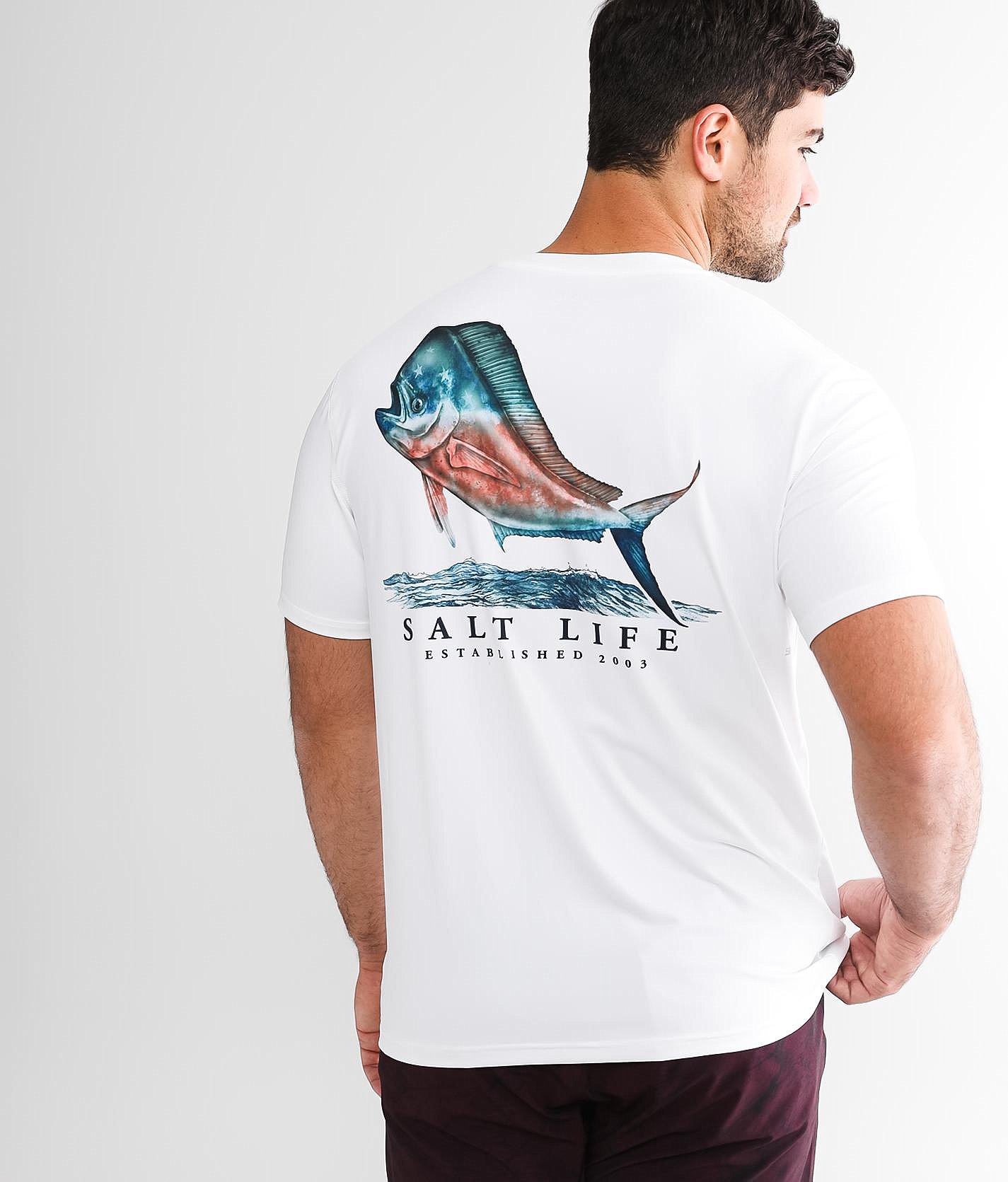 Salt Life Mahi Pride Performance SLX T-Shirt - Men's Activewear in